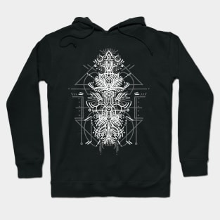 Embrace Your Power Abstract Temple Hoodie